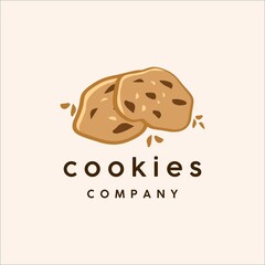 Cookies Logo Design Vector Template