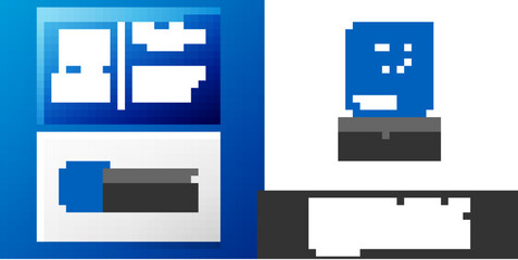 Logotype Phone book icon isolated on white background. Address book. Telephone directory. Logo design template element. Vector