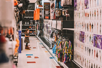 Shopping for a halloween costume