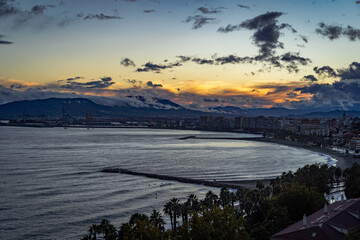 Sunset in Malaga
