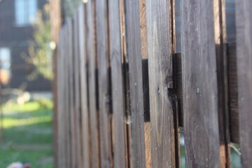 wooden fence