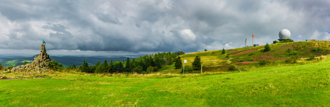 Wasserkuppe in der Rh&ouml;n in Hessen, Deutschland