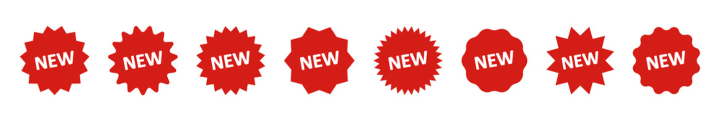 Set of different labels. New labels, sale, discount. Tags, sticker, special offer. Price tags vector.