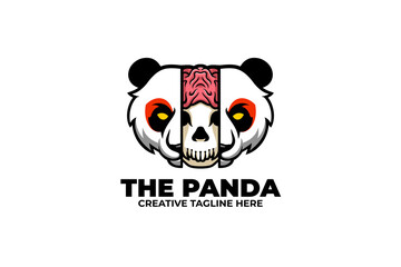 Wild Panda E-sport Mascot Logo