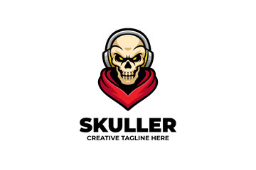 Skull E-sport Mascot Logo