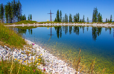 Speichersee Kemahdh&ouml;he in Altenmarkt/Radstadt