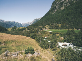 Fototapeta na wymiar Mountain paradise in Norway