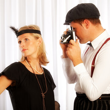 Retro photoshooting