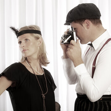 Retro photoshooting