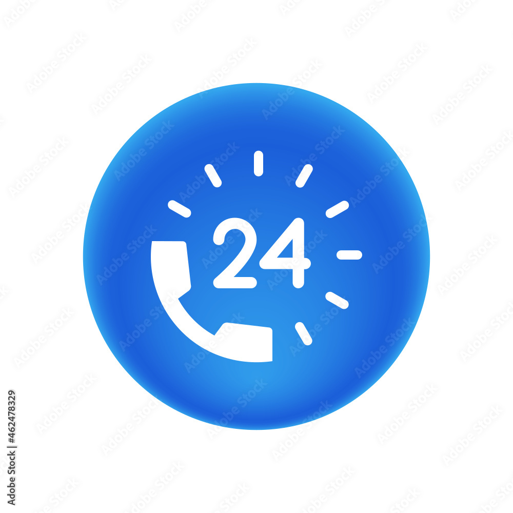 Poster 24 hour helpline - sticker