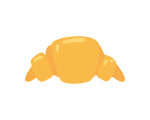 golden french croissant