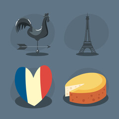 france traditional icons