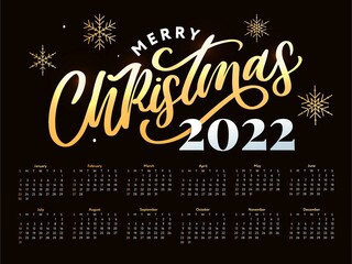 2022 Christmas Tree New Year Sketch Calendar Week starts on Sunday.