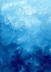 this is beautiful blue abstract modern painting