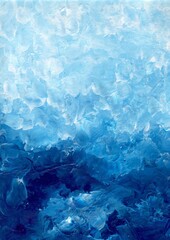 this is beautiful blue abstract modern painting