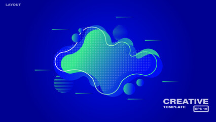 Abstract futuristic background gradient design. Website landing page, homepage template. Vector eps 10