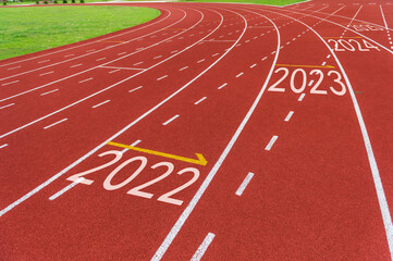 Running track with Number front 2022 to 2025