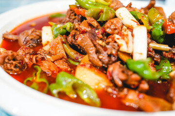 Delicious and juicy Chinese braised chicken