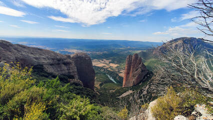 Mallos de Riglos in Huesca, Spain