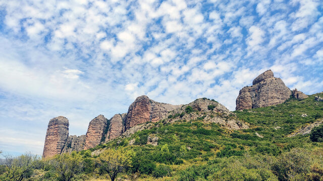 Mallos de Riglos in Huesca, Spain