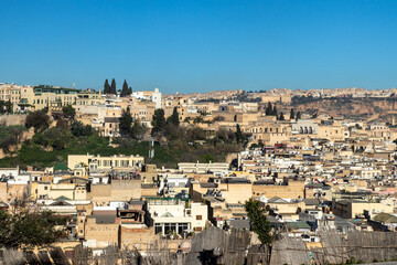 Obraz premium Africa Morocco city Meknes old town ancient heritage Islamic culture narrow streets traditional architecture