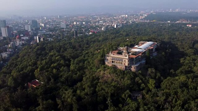Castillo de la Ciudad de M&eacute;xico por la ma&ntilde;ana