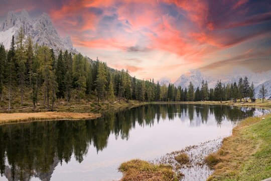 LAGO D'ANTORNO DOLOMITI ITALIA © Salvo