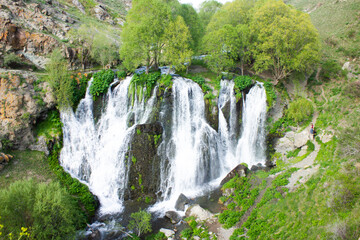 Shaki waterfall in Aremenia