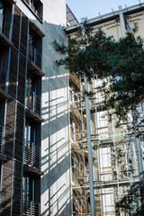 building with light and shadow