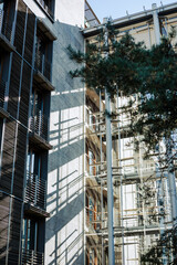 building with light and shadow