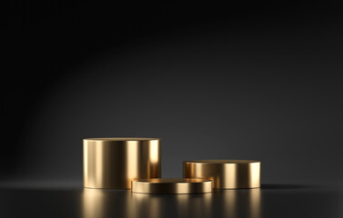 3D rendering abstract platform podium product presentation backdrop