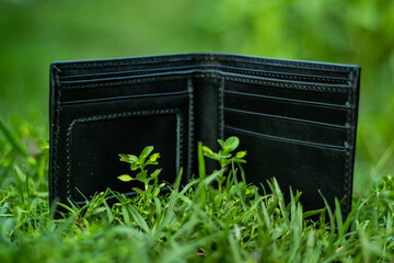 Original leather wallet money bag new men purse long design