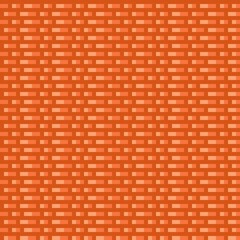 Orange brick pattern pixel art. Vector picture.