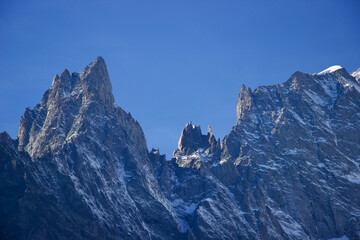 Obraz premium Mont Blanc de Courmayeur - Italy