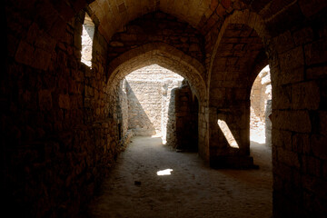 Fototapeta premium Khan's Bath at the citadel of Naryn-Kala in Derbent. Dagestan. Russia