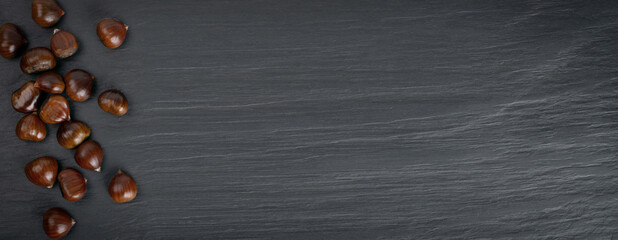 Edible Sweet Chestnuts, Healthy Autumn and Christmas Food