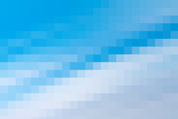 Light blue, white and grey squared mosaic