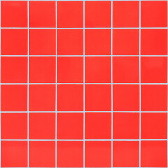 Fototapeta na wymiar seamless texture of square ceramic tiles in red color, pattern or texture, design