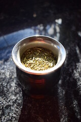Mate, yerba, cimarrón, bombilla