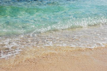 waves on the beach