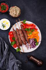 Lula kebab, Traditional Turkish or Caucasian dish