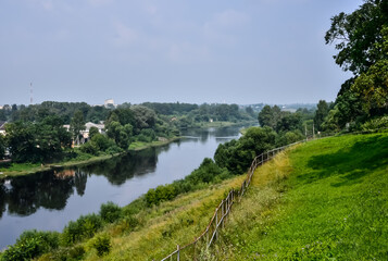 Fototapeta na wymiar Tvertsa River in central Russia