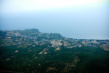 view from the top of the mountain