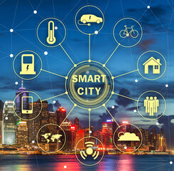 Concept of smart city and internet of things