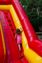 red plastic toy