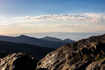 Majestic mountains in the province of Muş in Turkey.