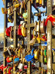Folk tradition, castles for luck. Russia Saint Petersburg