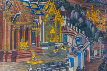 BANGKOK, THAILAND, 15 JANUARY 2020: Grand Palace of Bangkok