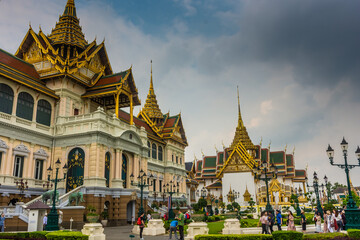 BANGKOK, THAILAND, 15 JANUARY 2020: Grand Palace of Bangkok