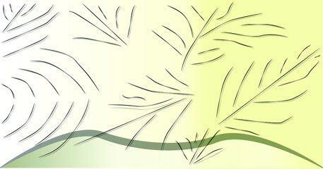 Obraz premium nature and leaf branches pattern design. textile natural fabric patterns
